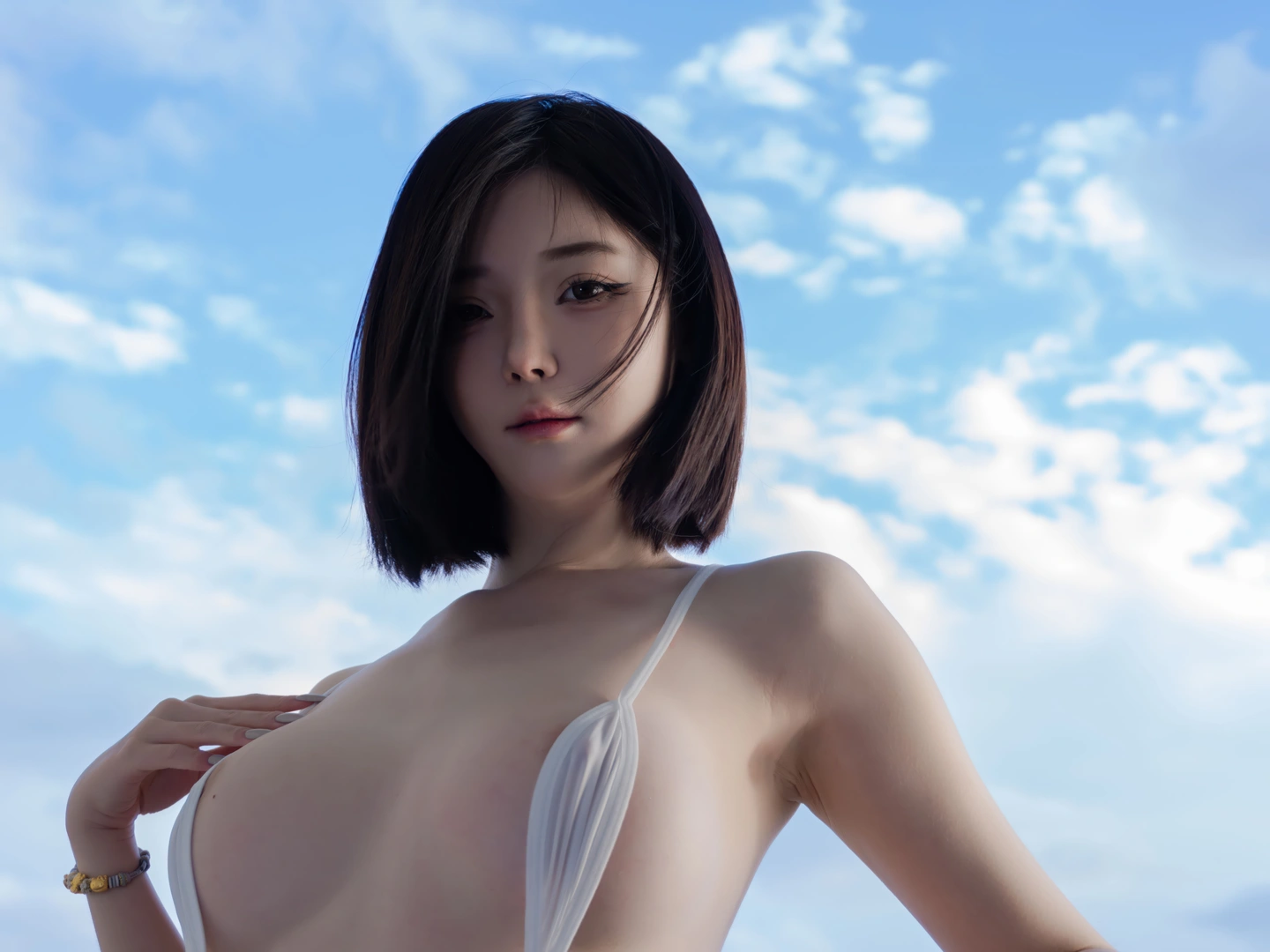 Yi Xiaoyang - Seaside Pearls [63P, (63 photos) - Yi Xiao Yang Ze (一小央泽) - Photo 9 of 63