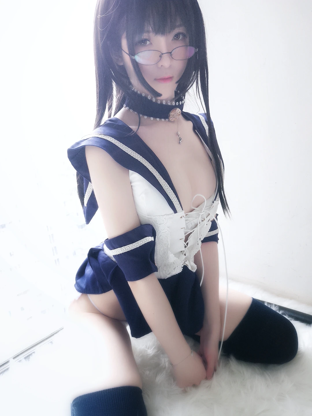 Yi Xiao Yang Ze No.028 Katana & Sailor Uniform [20P-77M] (20 photos) - Yi Xiao Yang Ze (一小央泽) - Photo 19 of 20