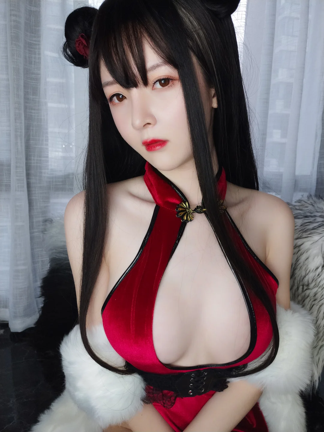 Yi Xiaoyang NO.041 Moonlight Red Rose [75P1V-758M] (75 photos) - Yi Xiao Yang Ze (一小央泽) - Photo 57 of 75