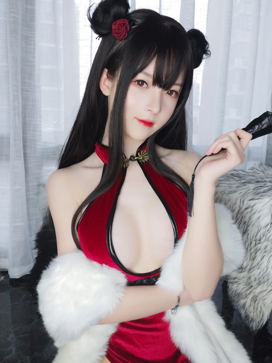 Yi Xiaoyang NO.041 Moonlight Red Rose [75P1V-758M] (75 photos) - Yi Xiao Yang Ze (一小央泽) - Photo 58 of 75