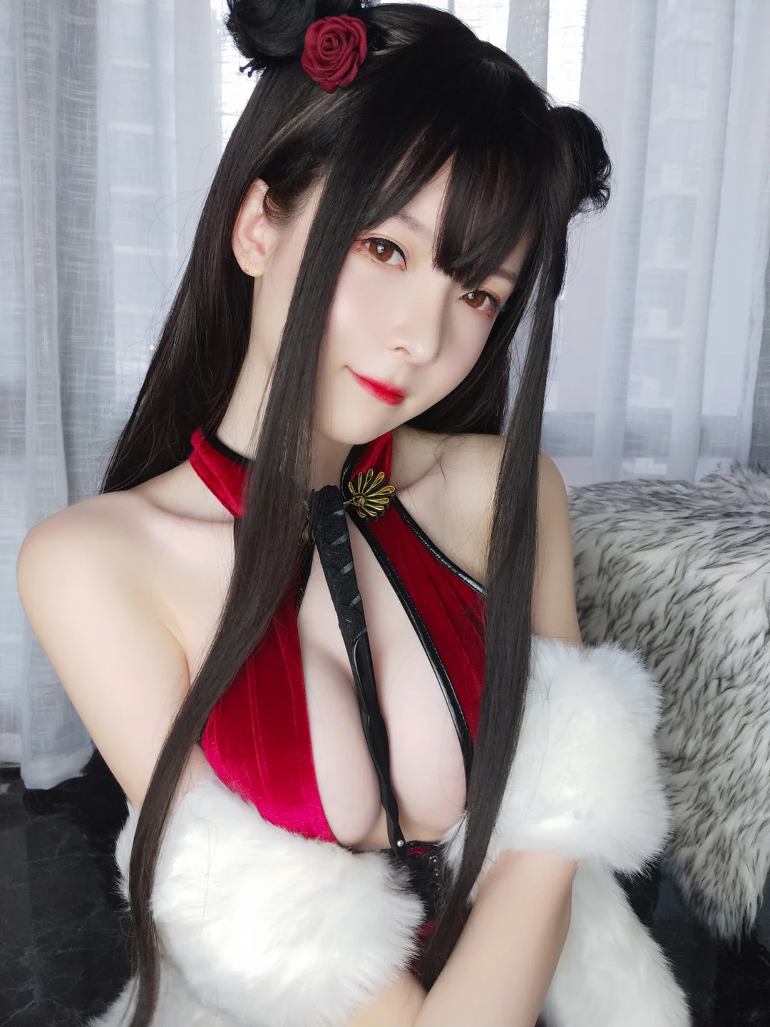 Yi Xiaoyang NO.041 Moonlight Red Rose [75P1V-758M] (75 photos) - Yi Xiao Yang Ze (一小央泽) - Photo 61 of 75