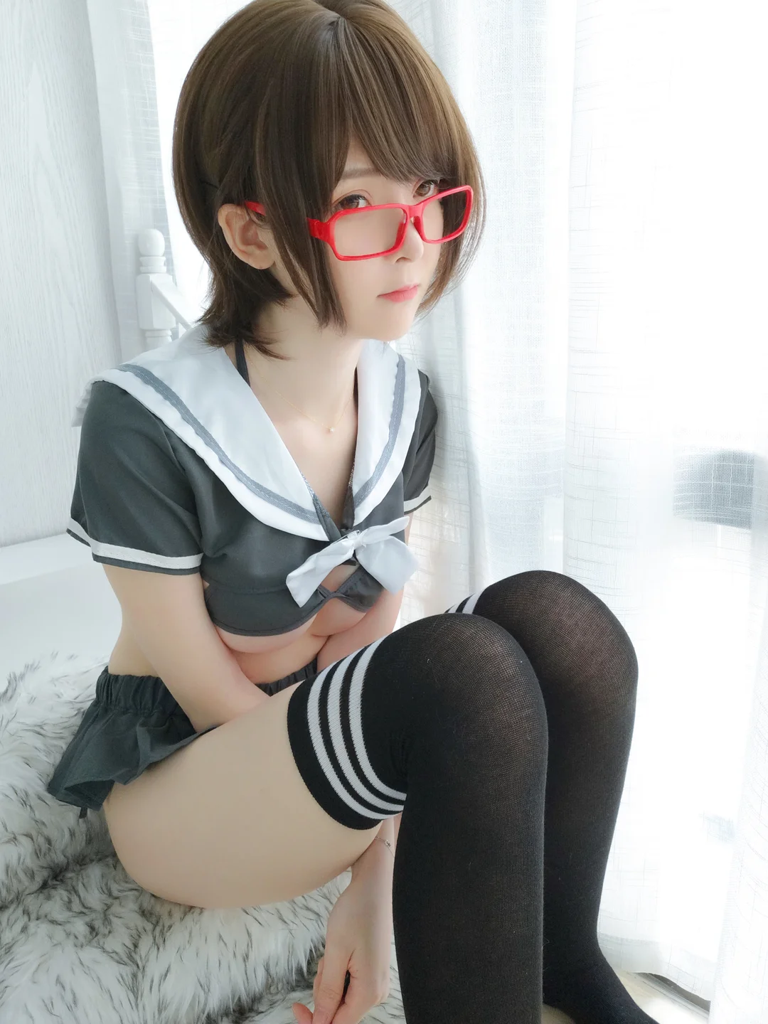 Yi Xiao Yang Ze NO.048 Good Morning Schoolgirl [37P1V-338M] (37 photos) - Yi Xiao Yang Ze (一小央泽) - Photo 8 of 37