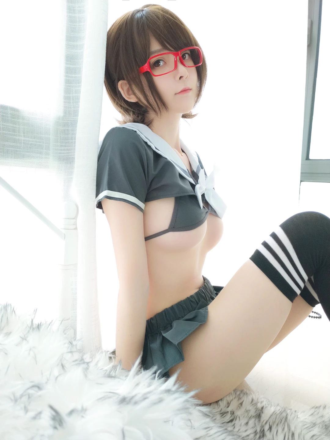 Yi Xiao Yang Ze NO.048 Good Morning Schoolgirl [37P1V-338M] (37 photos) - Yi Xiao Yang Ze (一小央泽) - Photo 24 of 37