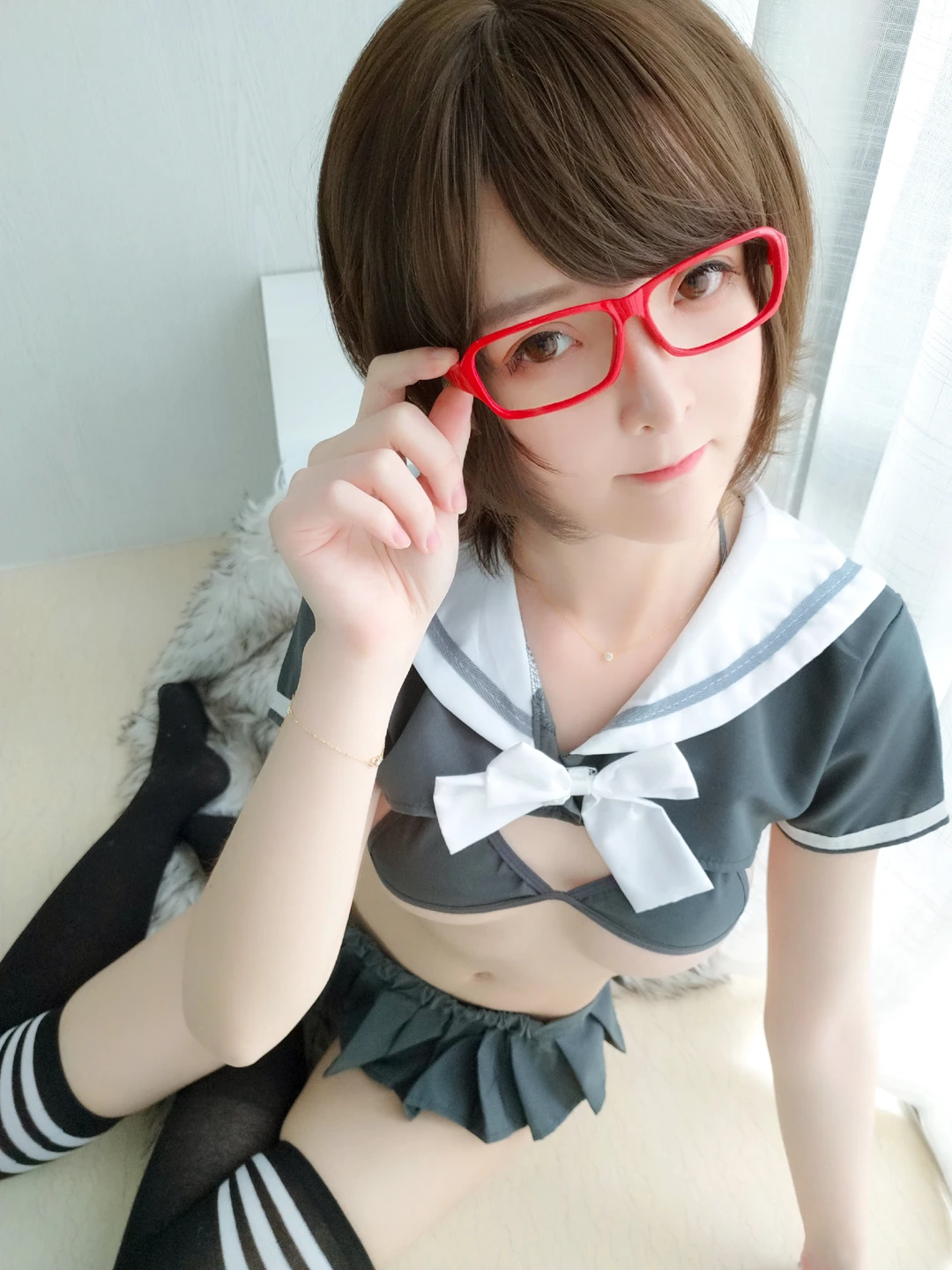 Yi Xiao Yang Ze NO.048 Good Morning Schoolgirl [37P1V-338M] (37 photos) - Yi Xiao Yang Ze (一小央泽) - Photo 34 of 37