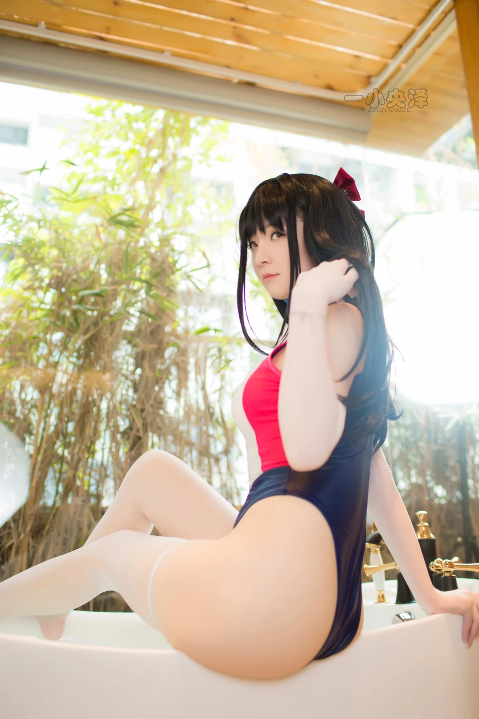 Yi Xiao Yang Ze NO.058 Yi Xiao Yang Ze - Bath Grip Swimwear [33 photos + 5 videos] - Yi Xiao Yang Ze (一小央泽) - Photo 1 of 33