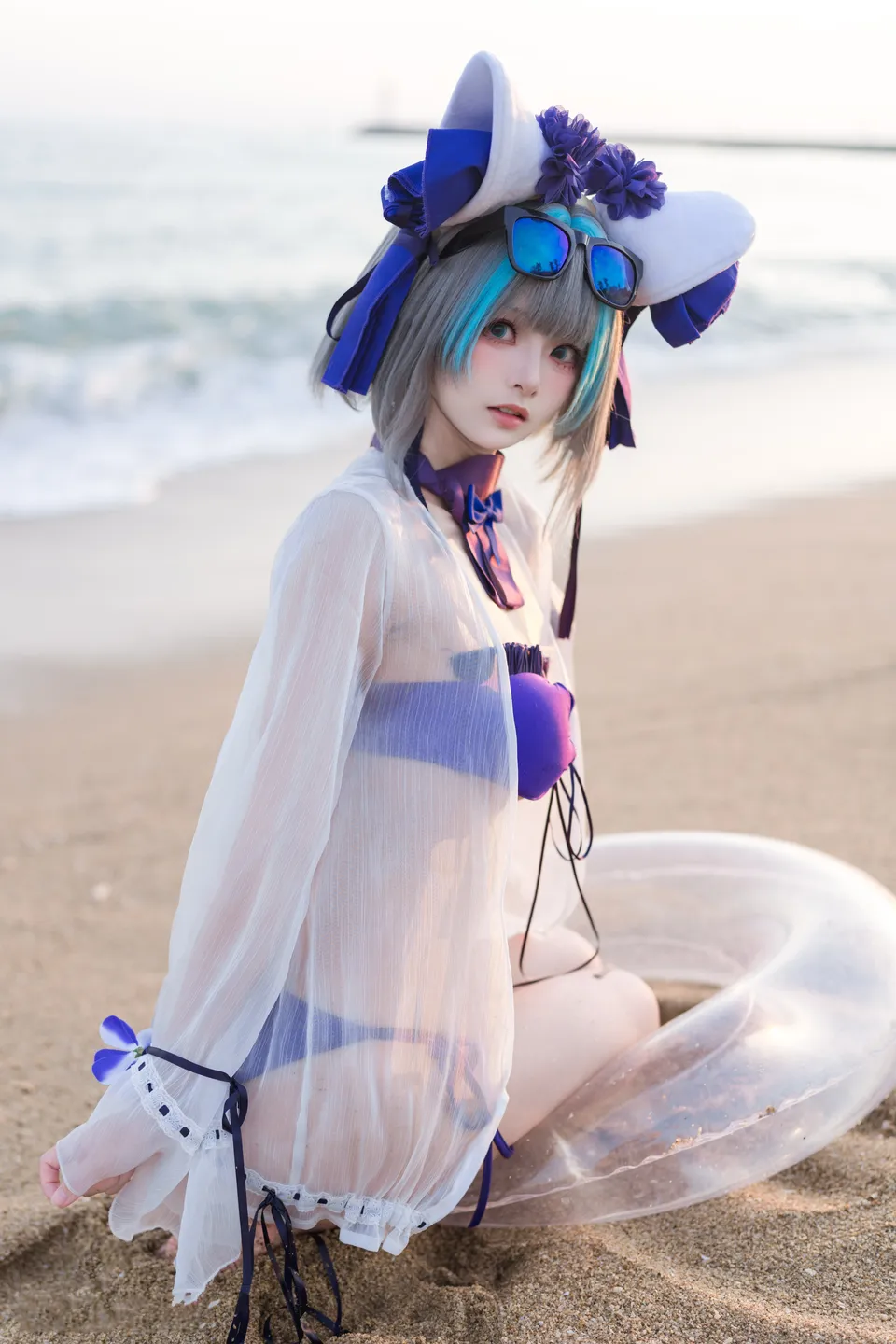 jiuqi miao - No.039 Azur Lane·Chapayev Swimsuit (26 photos) - Jiu Qi Miao (九柒喵) - Photo 14 of 26