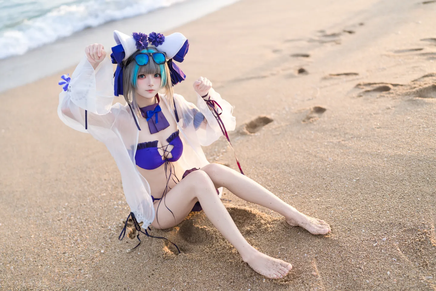 jiuqi miao - No.039 Azur Lane·Chapayev Swimsuit (26 photos) - Jiu Qi Miao (九柒喵) - Photo 18 of 26