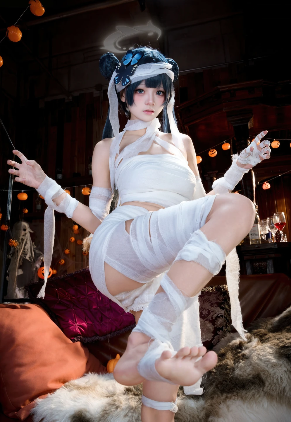 jiuqi miao - No.040 Good Beauty + Feixiao Halloween (51 photos) - Jiu Qi Miao (九柒喵) - Photo 14 of 51