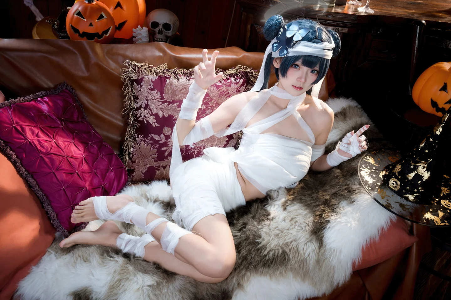 jiuqi miao - No.040 Good Beauty + Feixiao Halloween (51 photos) - Jiu Qi Miao (九柒喵) - Photo 16 of 51