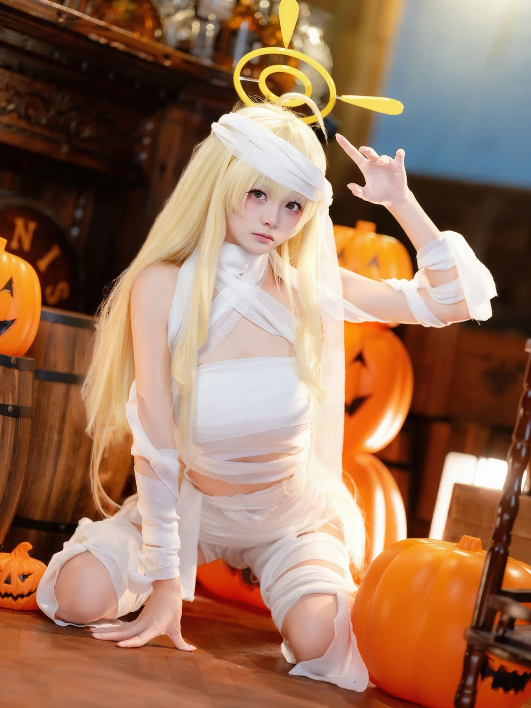 jiuqi miao - No.040 Good Beauty + Feixiao Halloween (51 photos) - Jiu Qi Miao (九柒喵) - Photo 51 of 51