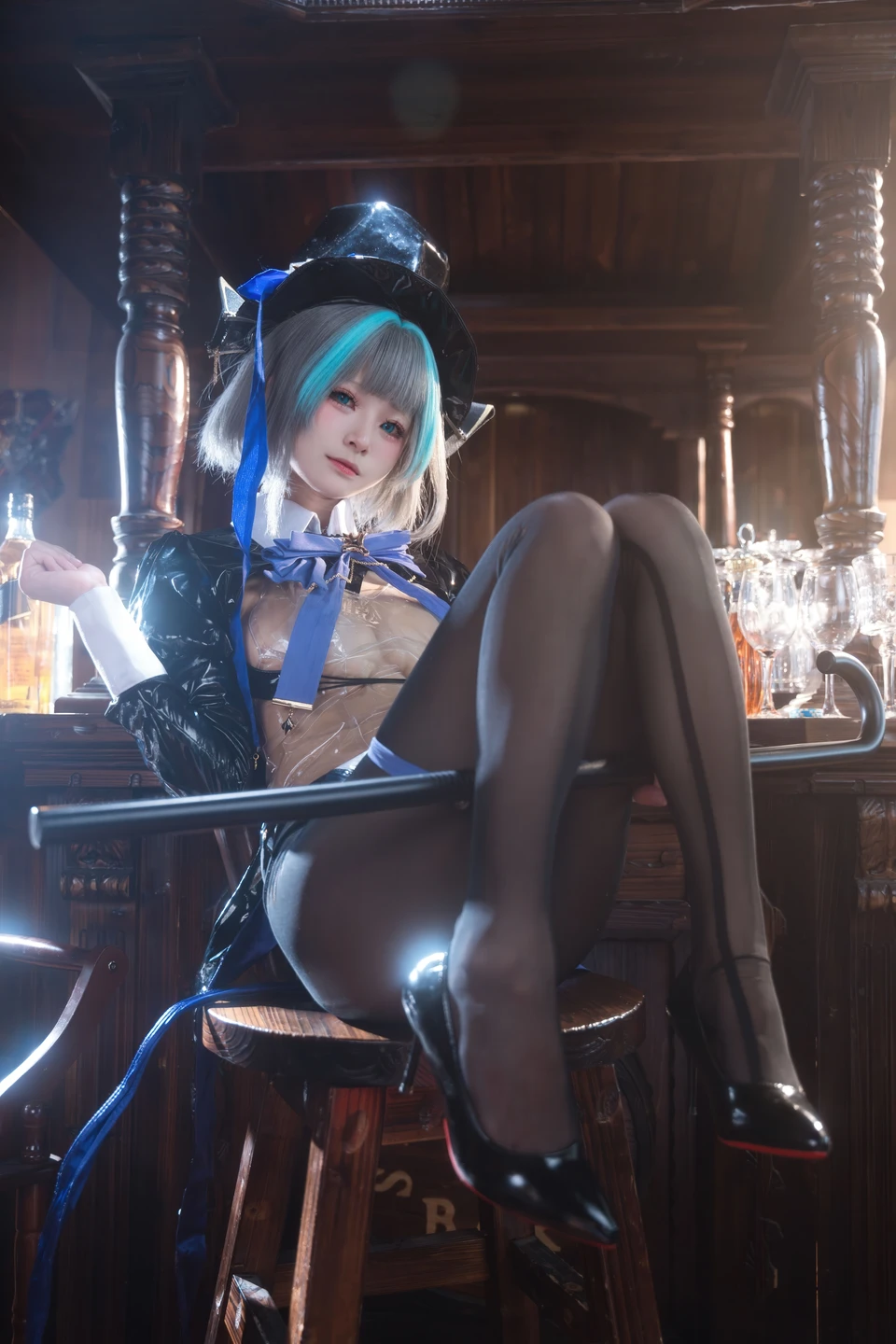 Jiuqi Miao No.038 Azur Lane·Cheshire Bunny Girl 58P (58 photos) - Jiu Qi Miao (九柒喵) - Photo 11 of 58