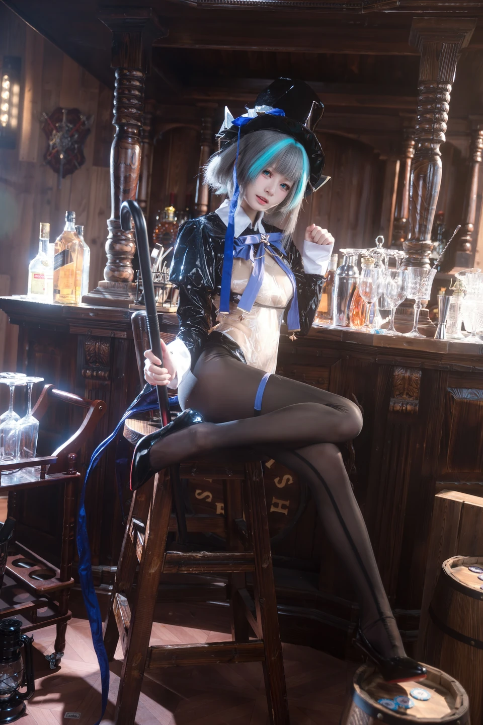 Jiuqi Miao No.038 Azur Lane·Cheshire Bunny Girl 58P (58 photos) - Jiu Qi Miao (九柒喵) - Photo 13 of 58