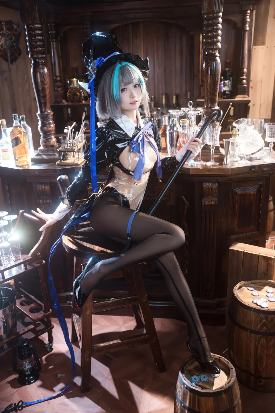 Jiuqi Miao No.038 Azur Lane·Cheshire Bunny Girl 58P (58 photos) - Jiu Qi Miao (九柒喵) - Photo 14 of 58