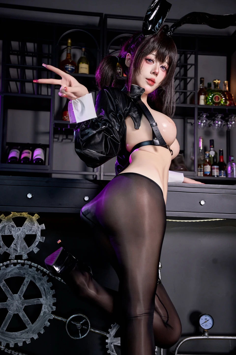 Jiu-Yan Brown Dust 2 Rohwa Celebrity Bunny Girl 84P,1V 1 (84 photos) - Jiu Yan (九言) - Photo 49 of 84