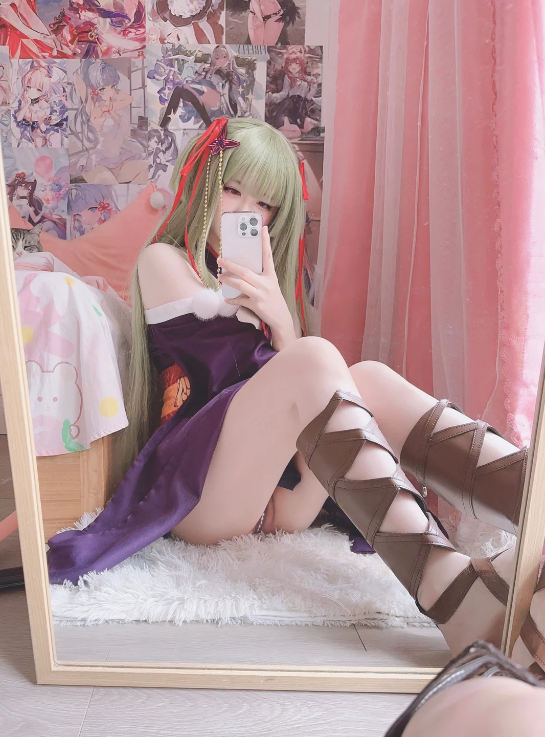 xi-ai-ai - No.171 2026-04-30 Shower of Flowers and Trees (Uncensored) (16 photos) - Xi Ai Ai (习呆呆) - Photo 4 of 16