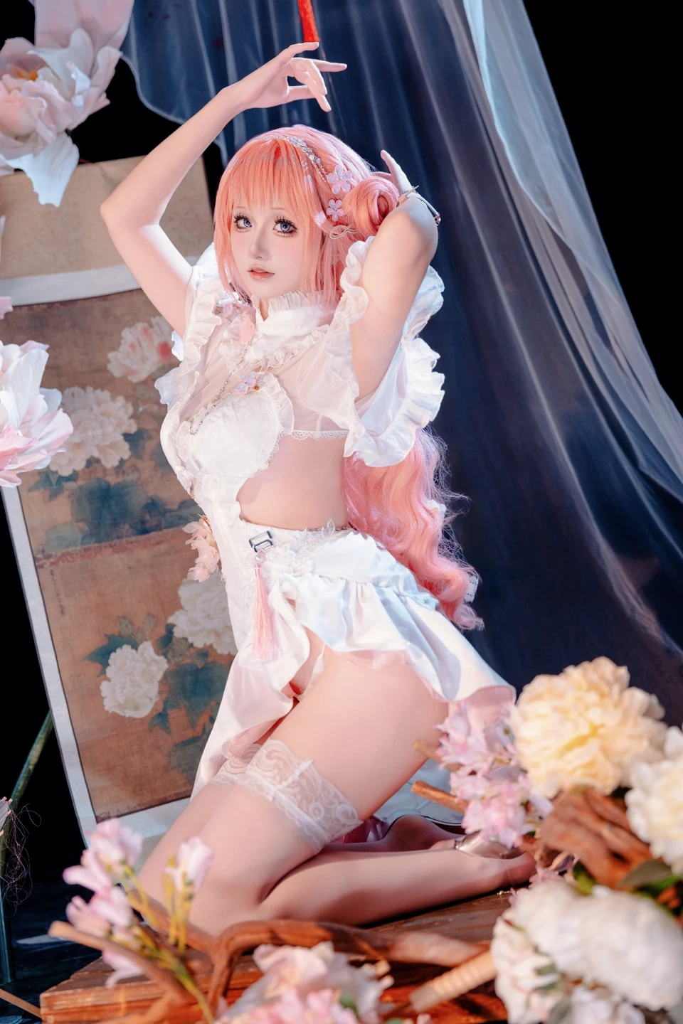 Shi Bei Shang Xiao Mu Shi - Peach Muse Banquet of the Peach Blossom (20 photos) - Shi Bei Shang Xiao Mu Shi (十悲伤小木十) - Photo 15 of 20