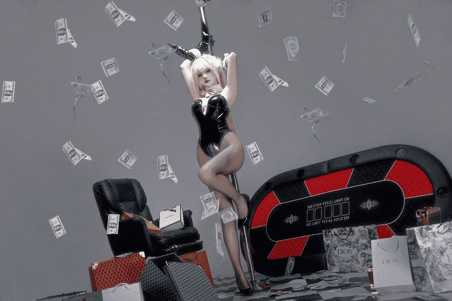 Shi-Bei-Shang-Xiao-Mu-Shi - NIKKE Rupee Luxury Bunny (40 photos) - Shi Bei Shang Xiao Mu Shi (十悲伤小木十) - Photo 3 of 40