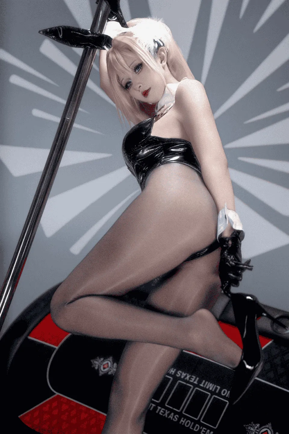 Shi-Bei-Shang-Xiao-Mu-Shi - NIKKE Rupee Luxury Bunny (40 photos) - Shi Bei Shang Xiao Mu Shi (十悲伤小木十) - Photo 4 of 40