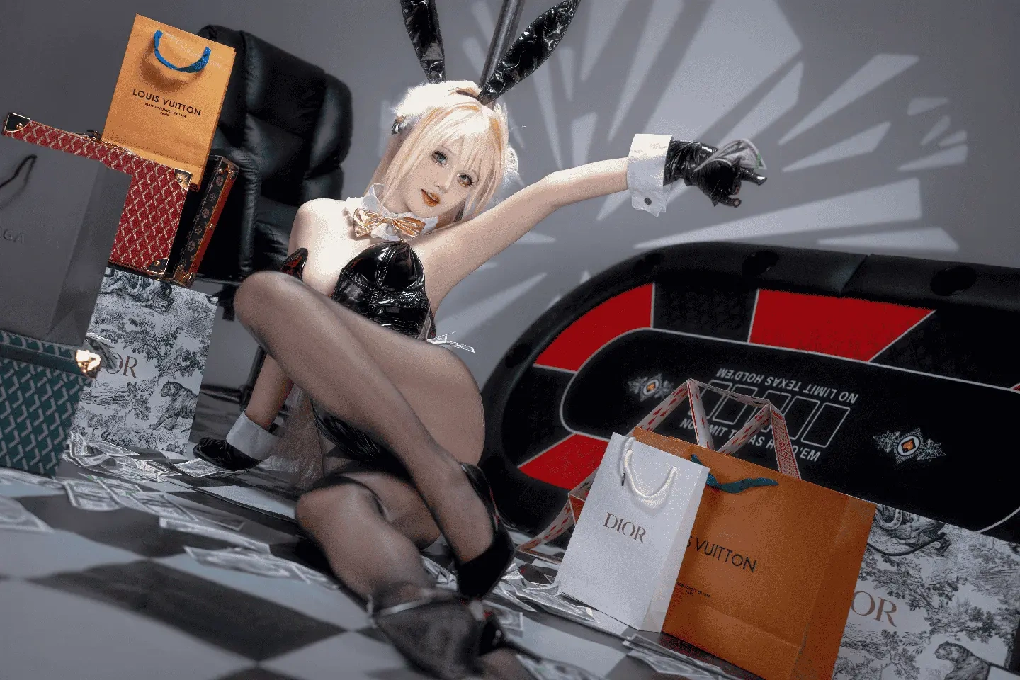 Shi-Bei-Shang-Xiao-Mu-Shi - NIKKE Rupee Luxury Bunny (40 photos) - Shi Bei Shang Xiao Mu Shi (十悲伤小木十) - Photo 18 of 40