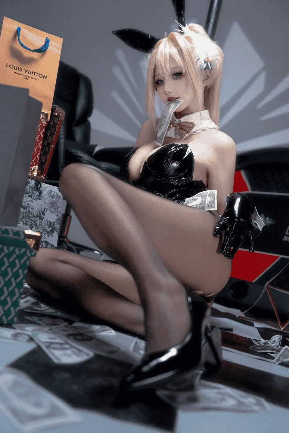 Shi-Bei-Shang-Xiao-Mu-Shi - NIKKE Rupee Luxury Bunny (40 photos) - Shi Bei Shang Xiao Mu Shi (十悲伤小木十) - Photo 20 of 40