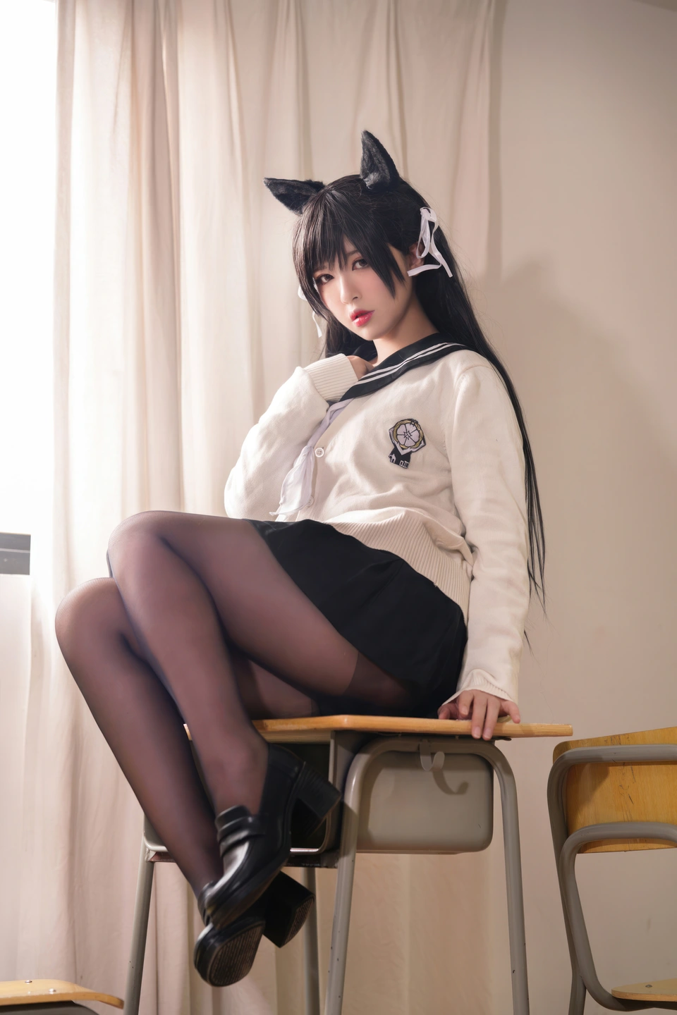 ban-ban-zi - No.099 Azur Lane · Akagi School Uniform (25 photos) - Ban Ban Zi (半半子) - Photo 4 of 25