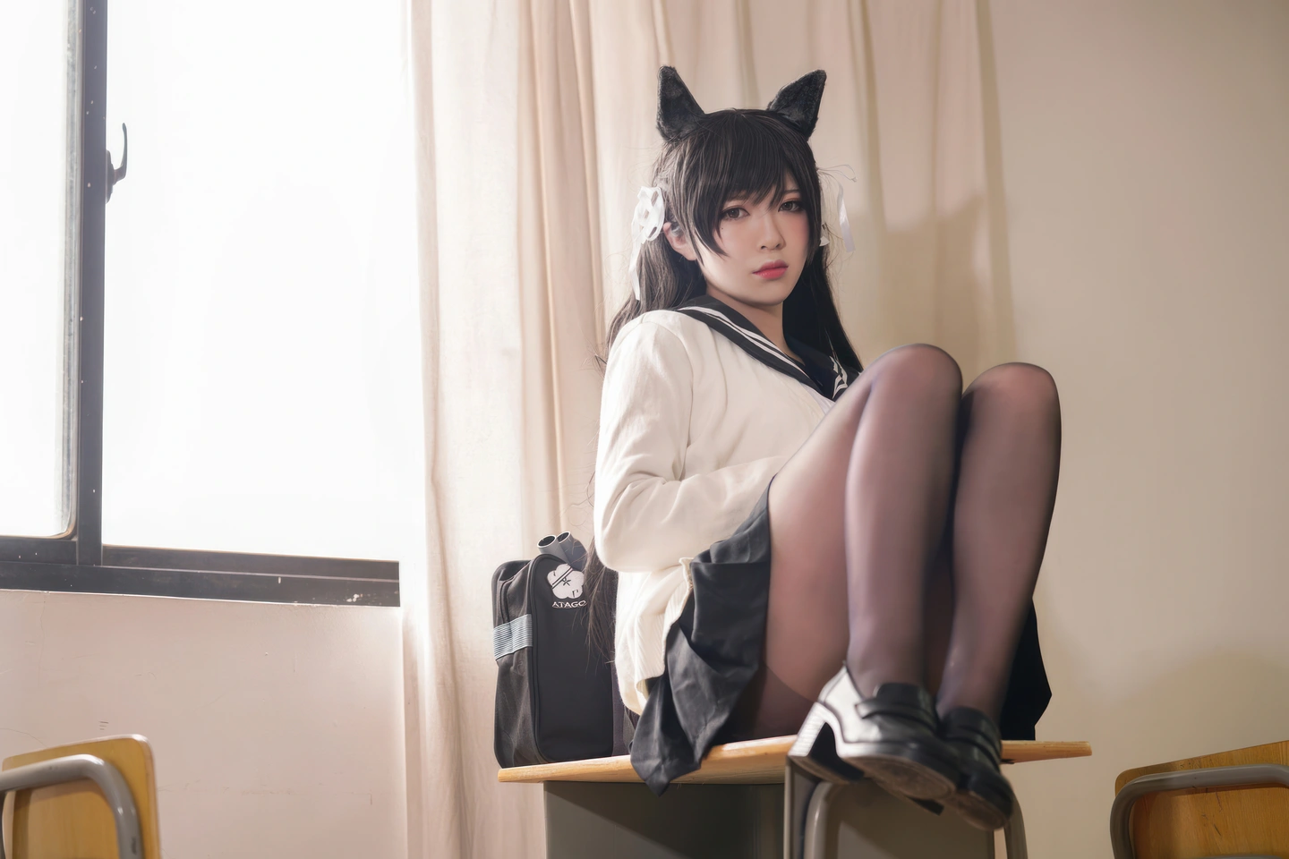 ban-ban-zi - No.099 Azur Lane · Akagi School Uniform (25 photos) - Ban Ban Zi (半半子) - Photo 6 of 25