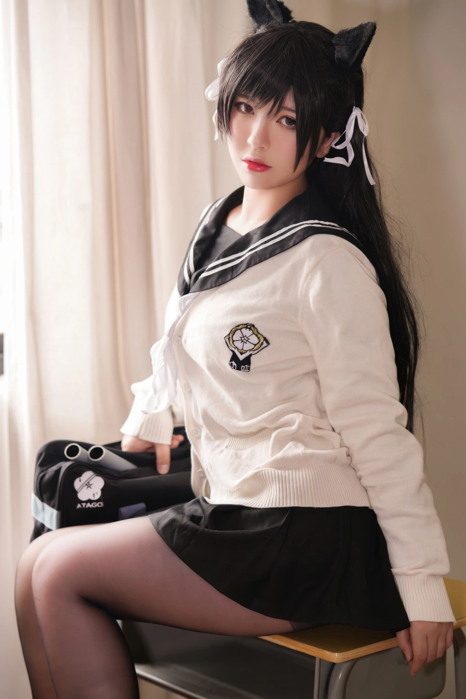 ban-ban-zi - No.099 Azur Lane · Akagi School Uniform (25 photos) - Ban Ban Zi (半半子) - Photo 7 of 25