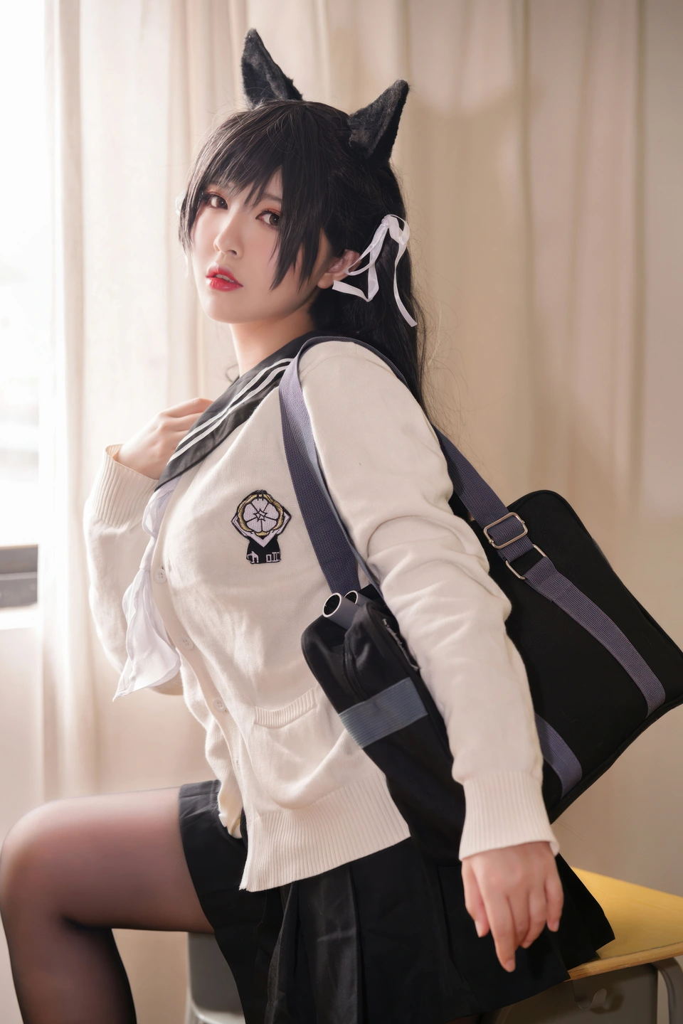 ban-ban-zi - No.099 Azur Lane · Akagi School Uniform (25 photos) - Ban Ban Zi (半半子) - Photo 8 of 25