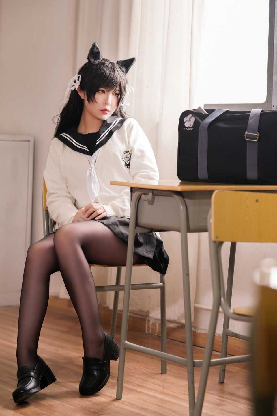ban-ban-zi - No.099 Azur Lane · Akagi School Uniform (25 photos) - Ban Ban Zi (半半子) - Photo 9 of 25