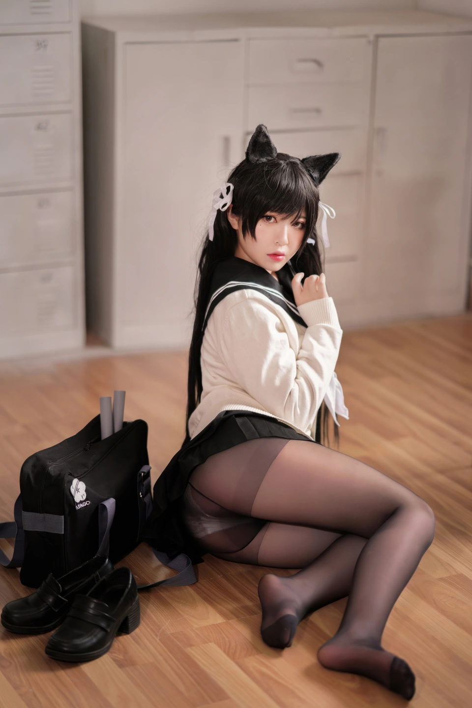 ban-ban-zi - No.099 Azur Lane · Akagi School Uniform (25 photos) - Ban Ban Zi (半半子) - Photo 12 of 25