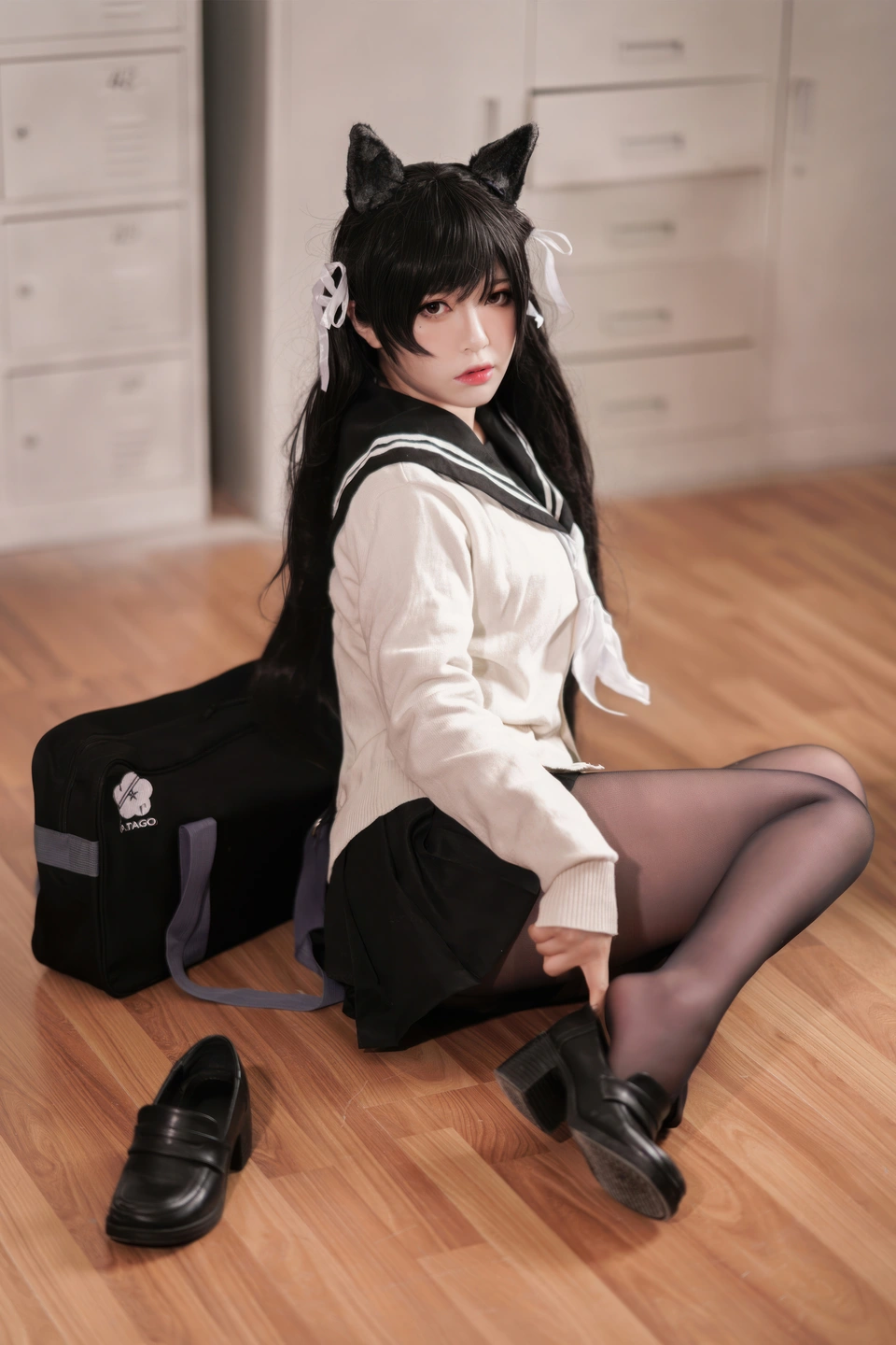 ban-ban-zi - No.099 Azur Lane · Akagi School Uniform (25 photos) - Ban Ban Zi (半半子) - Photo 14 of 25