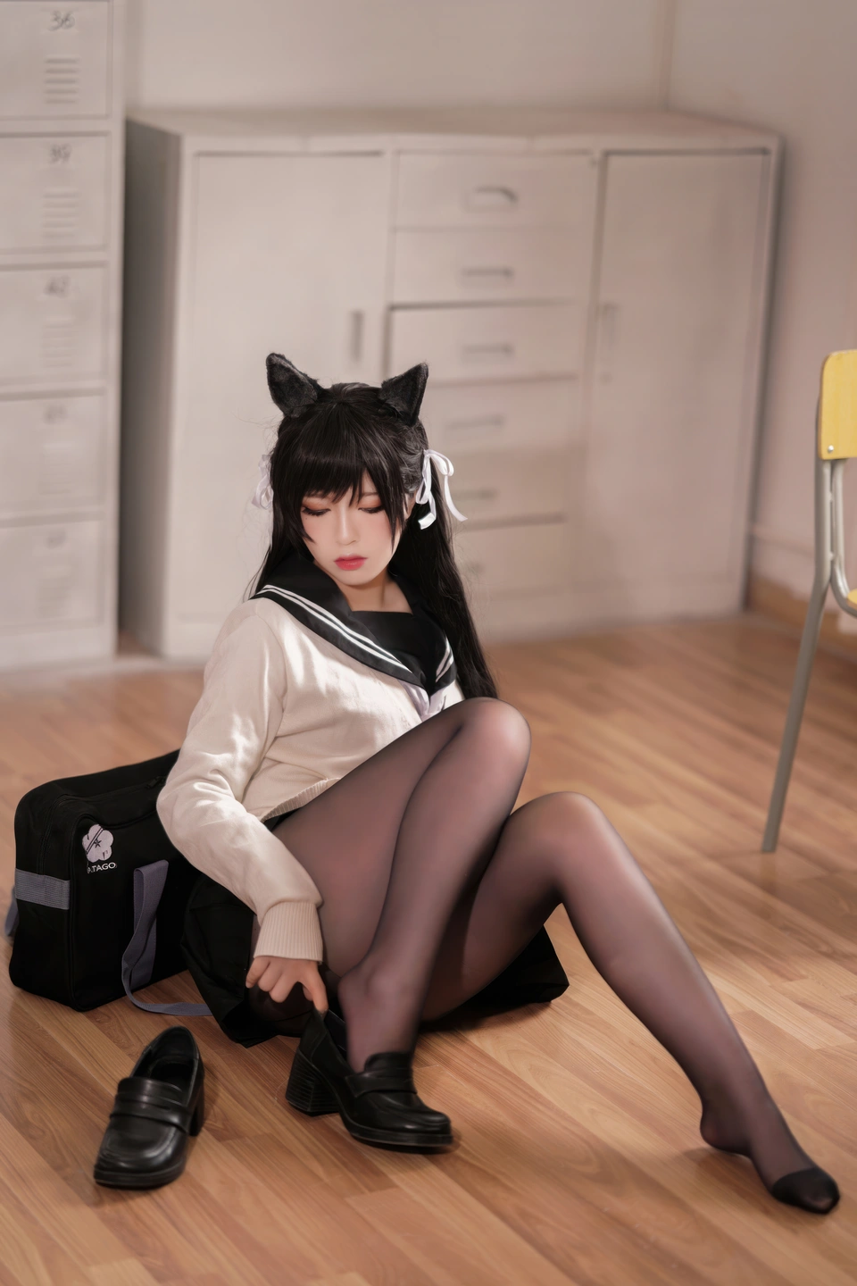 ban-ban-zi - No.099 Azur Lane · Akagi School Uniform (25 photos) - Ban Ban Zi (半半子) - Photo 15 of 25