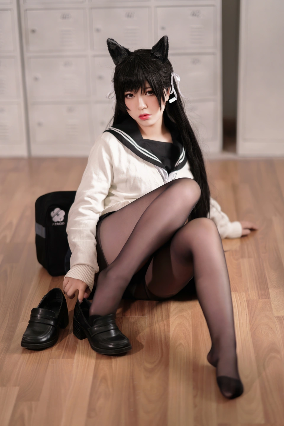 ban-ban-zi - No.099 Azur Lane · Akagi School Uniform (25 photos) - Ban Ban Zi (半半子) - Photo 16 of 25