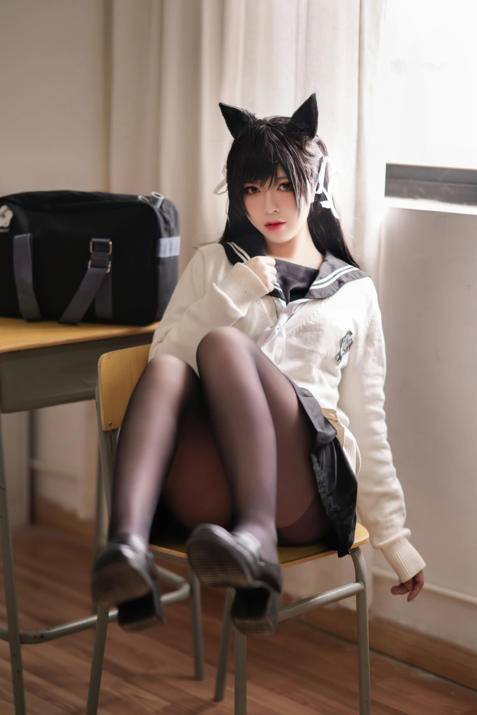 ban-ban-zi - No.099 Azur Lane · Akagi School Uniform (25 photos) - Ban Ban Zi (半半子) - Photo 17 of 25