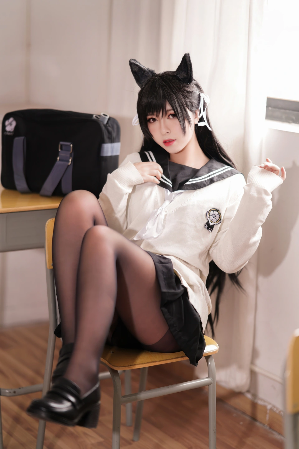 ban-ban-zi - No.099 Azur Lane · Akagi School Uniform (25 photos) - Ban Ban Zi (半半子) - Photo 18 of 25