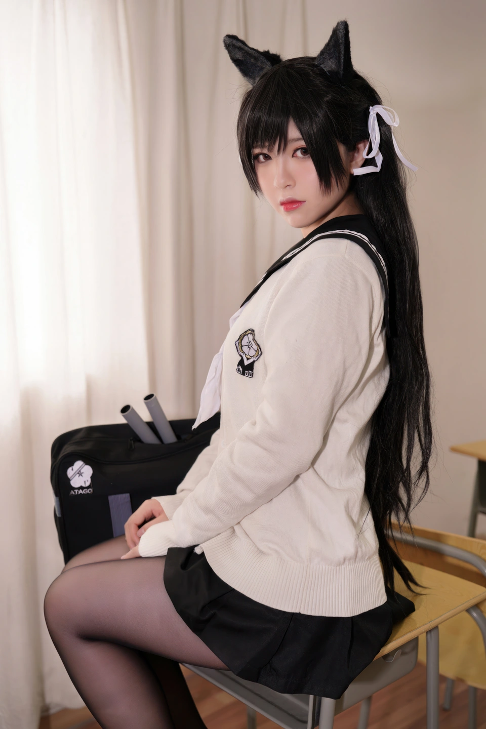 ban-ban-zi - No.099 Azur Lane · Akagi School Uniform (25 photos) - Ban Ban Zi (半半子) - Photo 23 of 25