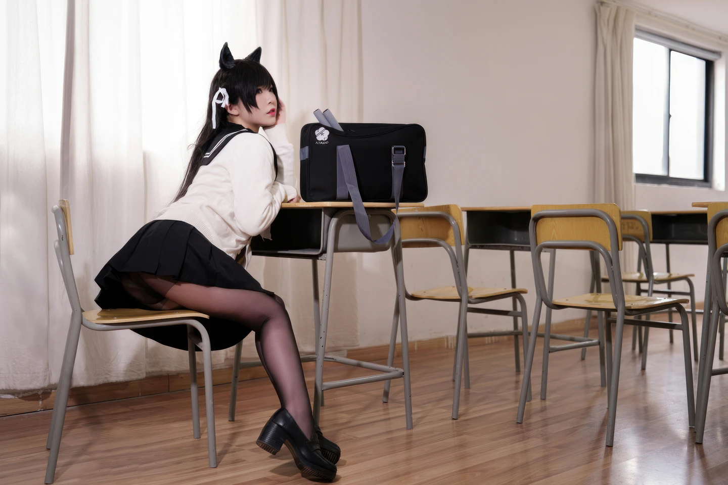 ban-ban-zi - No.099 Azur Lane · Akagi School Uniform (25 photos) - Ban Ban Zi (半半子) - Photo 24 of 25