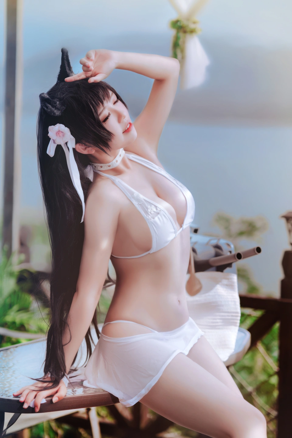 ban-ban-zi - No.100 Azur Lane · Akagi Swimsuit (27 photos) - Ban Ban Zi (半半子) - Photo 14 of 27