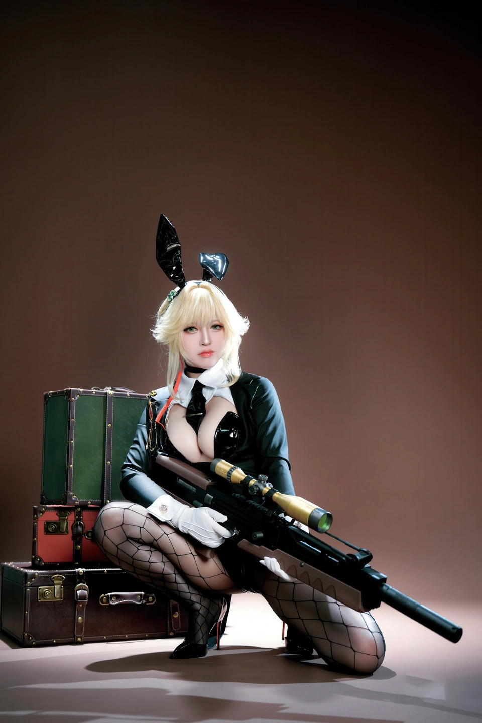 ban-ban-zi No.095 Nikke: Goddess of Victory LOVELY BUNNY 62P, (62 photos) - Ban Ban Zi (半半子) - Photo 2 of 62