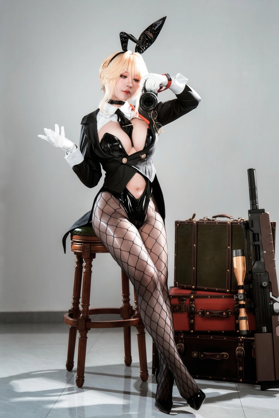 ban-ban-zi No.095 Nikke: Goddess of Victory LOVELY BUNNY 62P, (62 photos) - Ban Ban Zi (半半子) - Photo 43 of 62