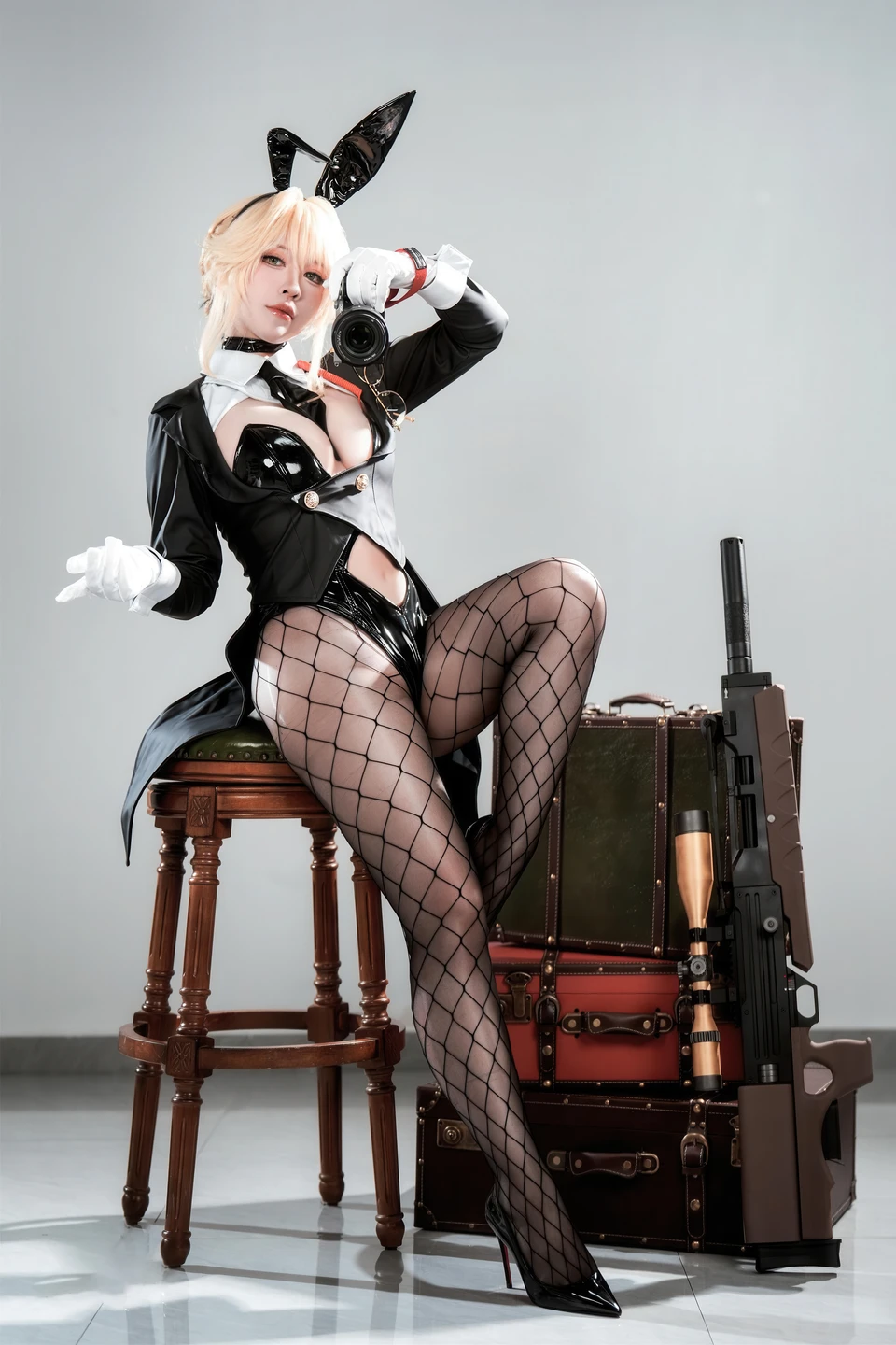 ban-ban-zi No.095 Nikke: Goddess of Victory LOVELY BUNNY 62P, (62 photos) - Ban Ban Zi (半半子) - Photo 44 of 62