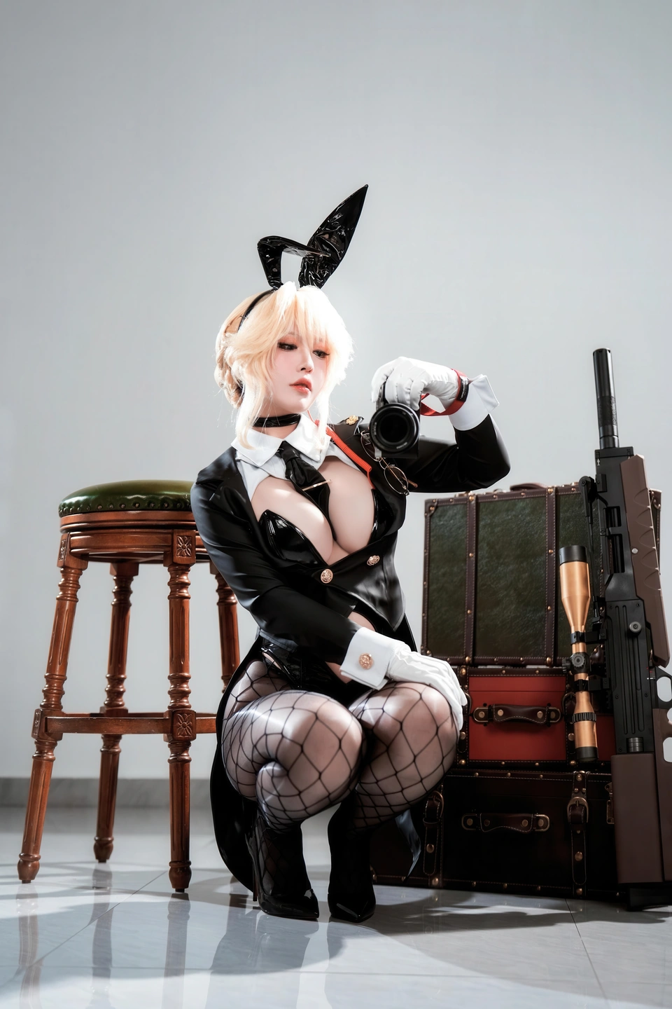 ban-ban-zi No.095 Nikke: Goddess of Victory LOVELY BUNNY 62P, (62 photos) - Ban Ban Zi (半半子) - Photo 46 of 62