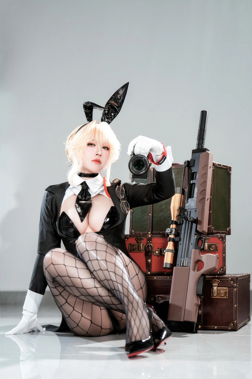 ban-ban-zi No.095 Nikke: Goddess of Victory LOVELY BUNNY 62P, (62 photos) - Ban Ban Zi (半半子) - Photo 53 of 62
