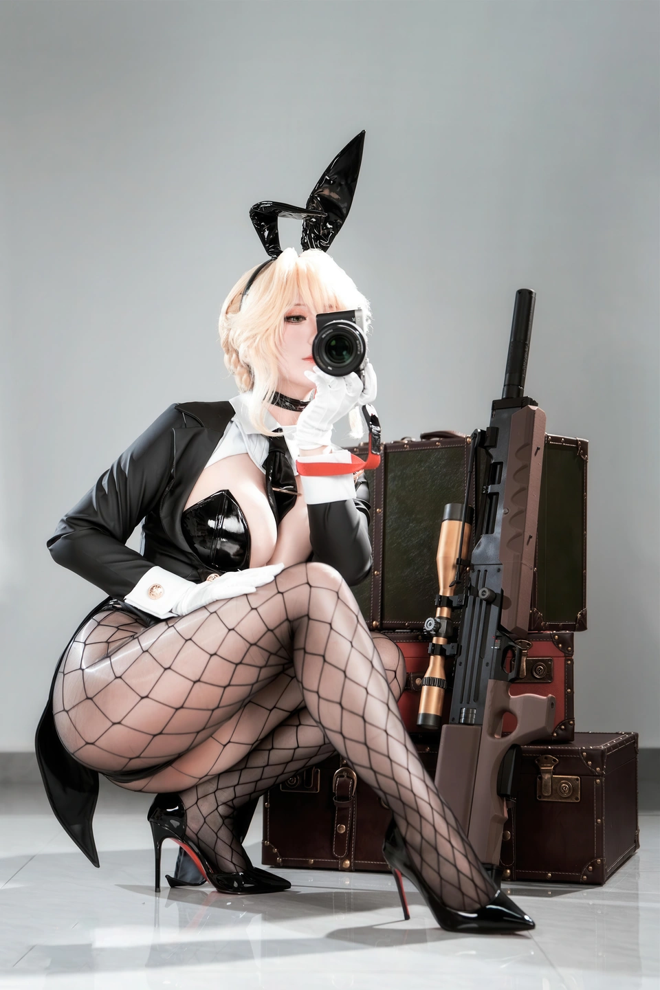 ban-ban-zi No.095 Nikke: Goddess of Victory LOVELY BUNNY 62P, (62 photos) - Ban Ban Zi (半半子) - Photo 55 of 62