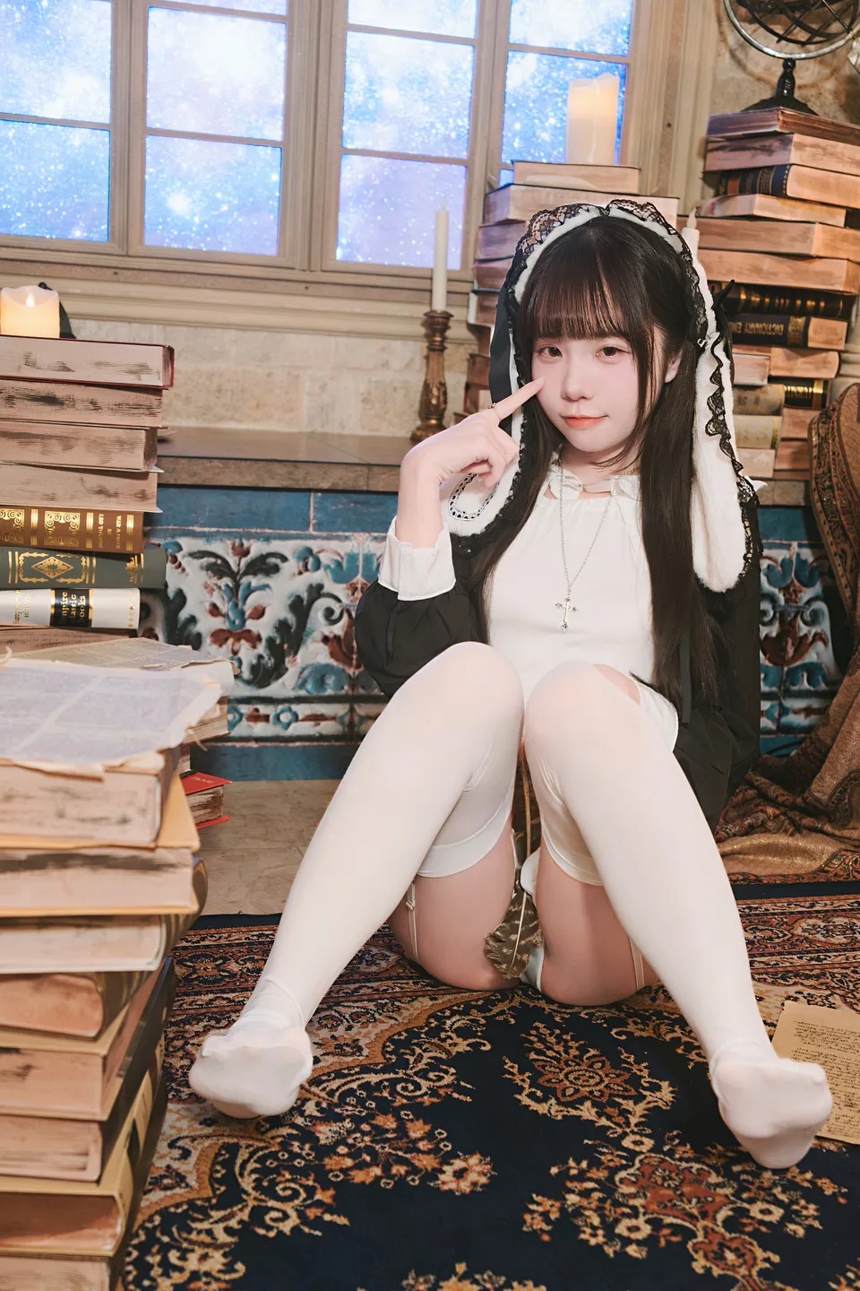 Keke Xiaobaitu - No.016 Who's Little Demon (65 photos) - Ke Ke Xiao Bai Tu (可可小白兔) - Photo 12 of 65