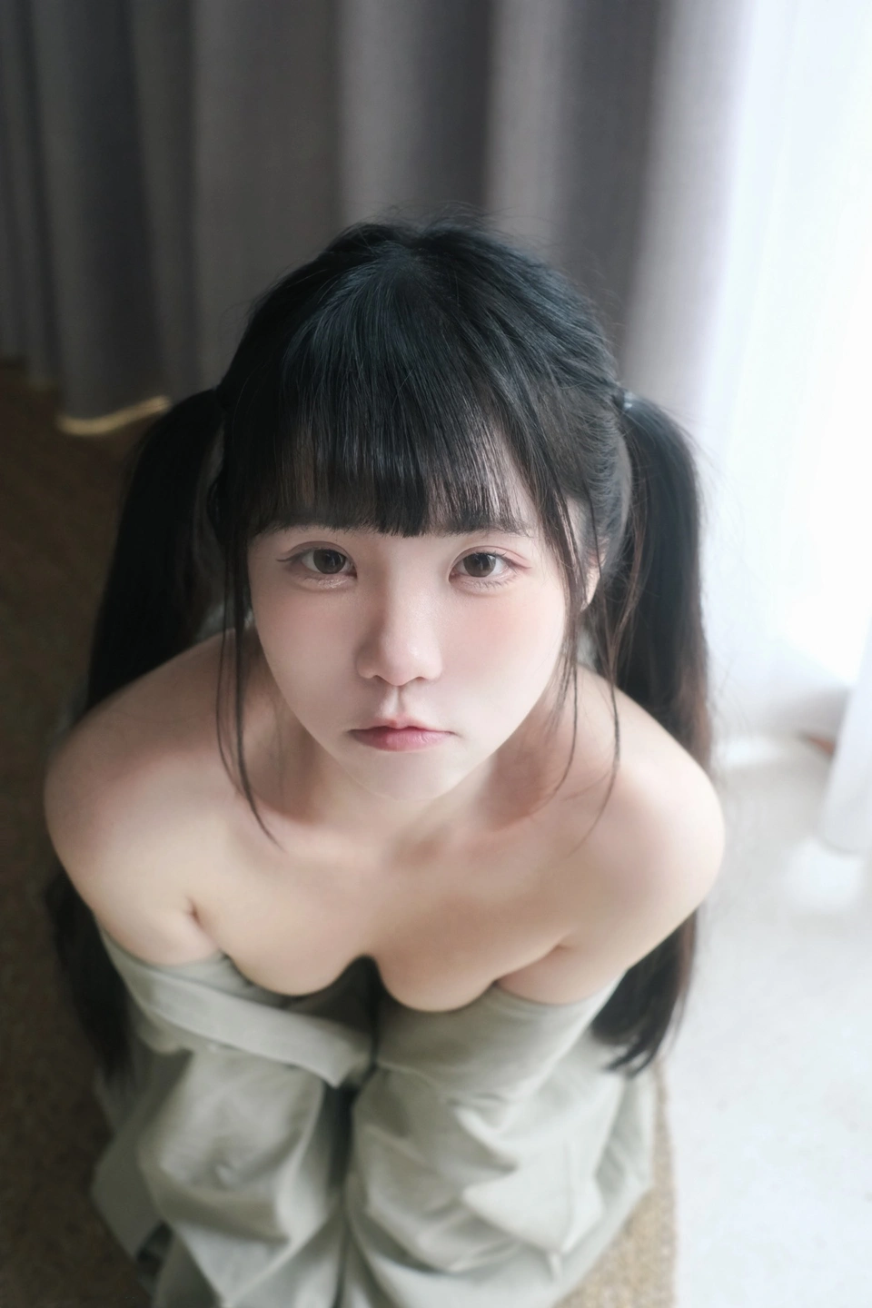Keke White Rabbit No.015 Naughty Bunny on the Balcony (68 photos) - Ke Ke Xiao Bai Tu (可可小白兔) - Photo 54 of 68