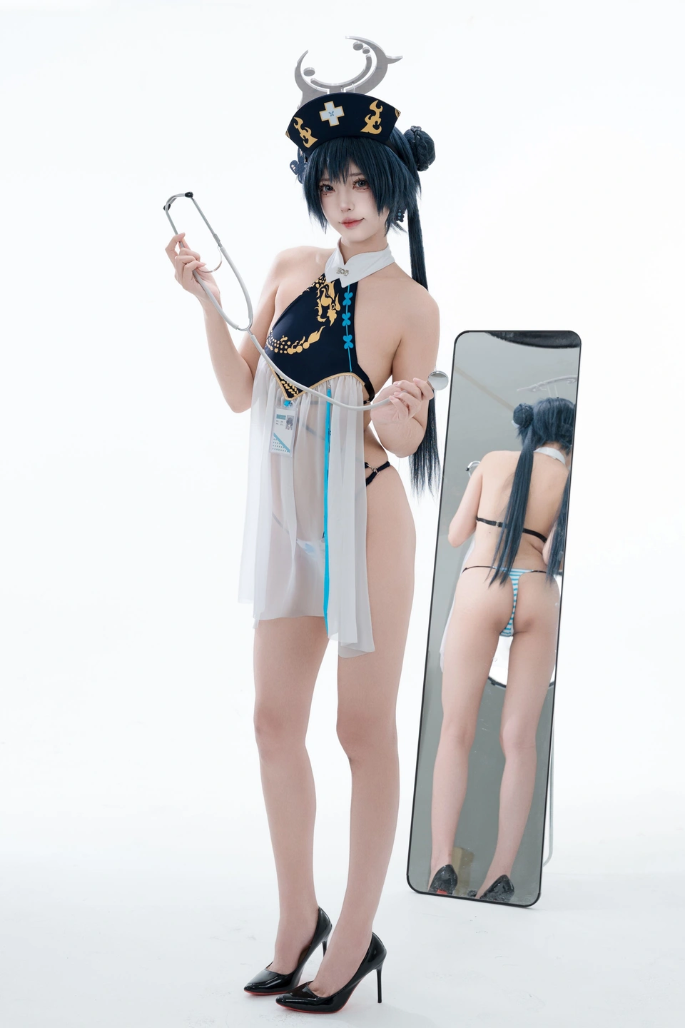 Jun-Yan-Yuan-You-Yuan No.002 Blue Archive Ryūkaku Hime no Saku Nurse (100 photos) - Jun Yan Yuan You Yuan (君颜圆又圆) - Photo 6 of 100