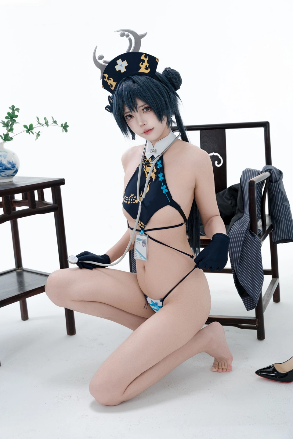 Jun-Yan-Yuan-You-Yuan No.002 Blue Archive Ryūkaku Hime no Saku Nurse (100 photos) - Jun Yan Yuan You Yuan (君颜圆又圆) - Photo 52 of 100