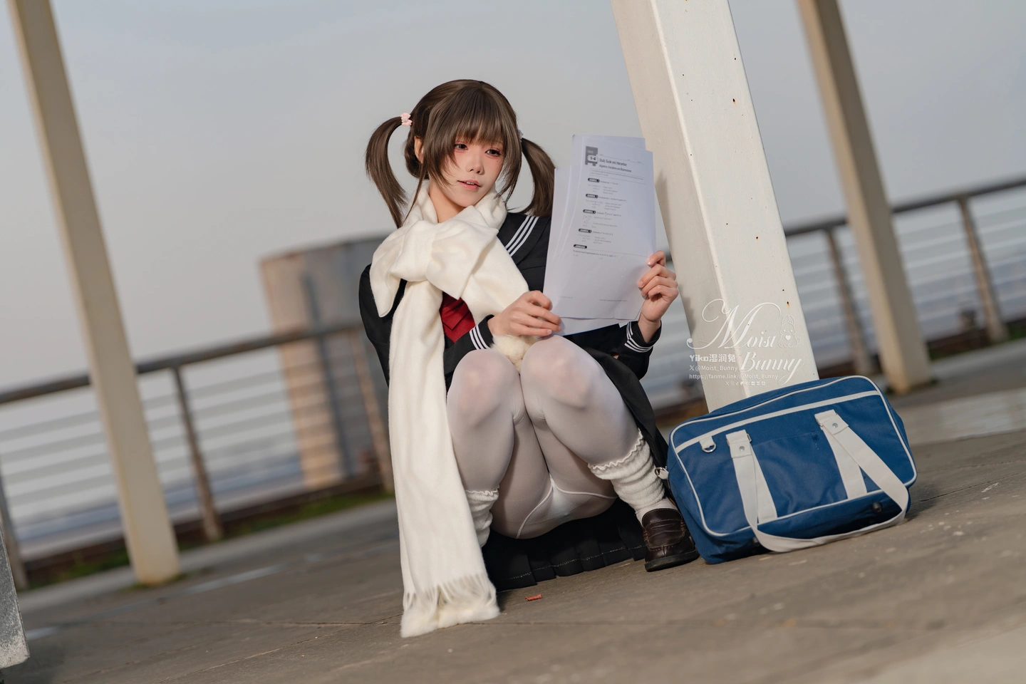 Yao Yi Kou Tu Niang - February 2026 Subscription Work "The Way Home After School" 122P,2V 1 (122 photos) - Yao Yi Kou Tu Niang (咬一口兔娘) - Photo 5 of 122