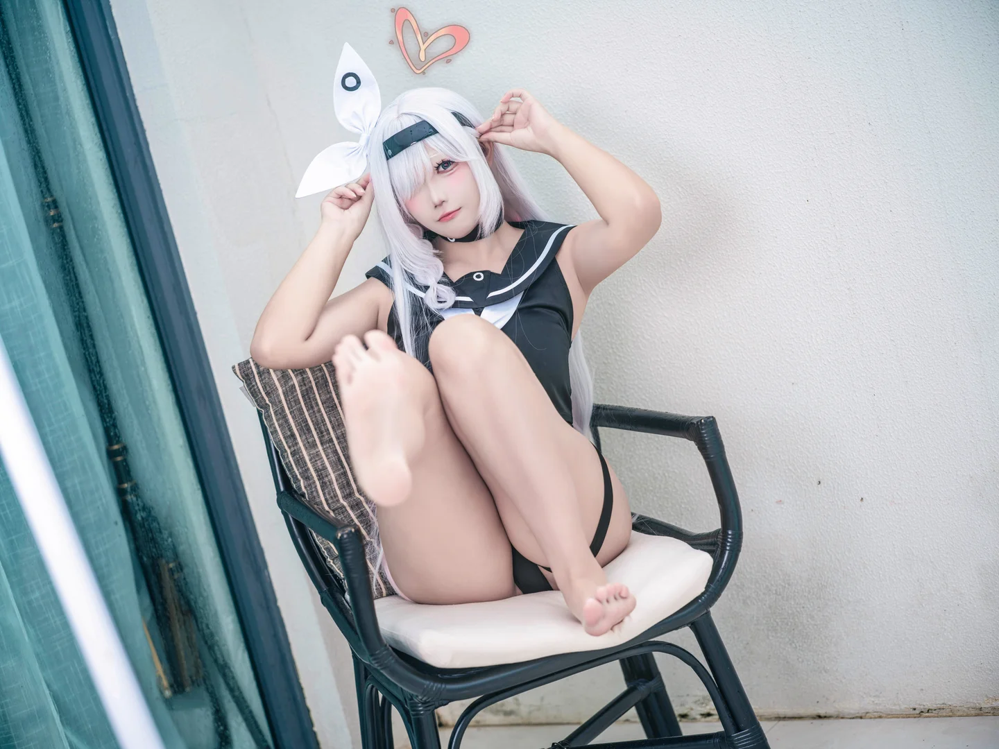 Coser@Zhui Xing Da Cong Ming No.002 Zhuixing Plana Swimsuit Cosplay Feb (48 photos) - Zhui Xing Da Cong Ming (坠星大聪明) - Photo 3 of 48